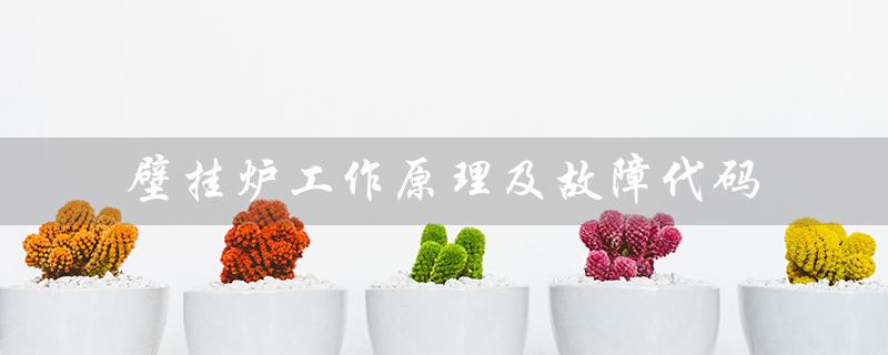 壁挂炉工作原理及故障代码（壁挂炉工作原理是什么）