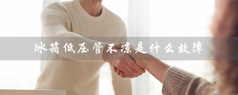 冰箱低压管不凉是什么故障（冰箱低压管漏修多少）