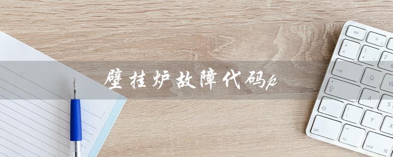 壁挂炉故障代码p（壁挂炉故障代码PU是什么）