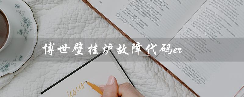 博世壁挂炉故障代码er（博世壁挂炉er故障代码如何维修）