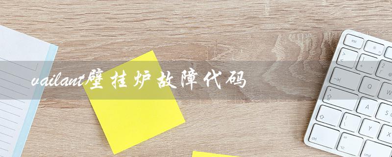 vailant壁挂炉故障代码（如何解决vailant暖通故障代码）